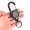 Steel Wire Rope Buckle, New Heavy Duty Pull Reel Carabiner, Retractable Elastic Pull Rope for Outdoor Tools