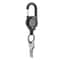 Steel Wire Rope Buckle, New Heavy Duty Pull Reel Carabiner, Retractable Elastic Pull Rope for Outdoor Tools