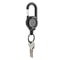 Steel Wire Rope Buckle, New Heavy Duty Pull Reel Carabiner, Retractable Elastic Pull Rope for Outdoor Tools