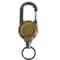 Steel Wire Rope Buckle, New Heavy Duty Pull Reel Carabiner, Retractable Elastic Pull Rope for Outdoor Tools