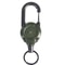 Steel Wire Rope Buckle, New Heavy Duty Pull Reel Carabiner, Retractable Elastic Pull Rope for Outdoor Tools