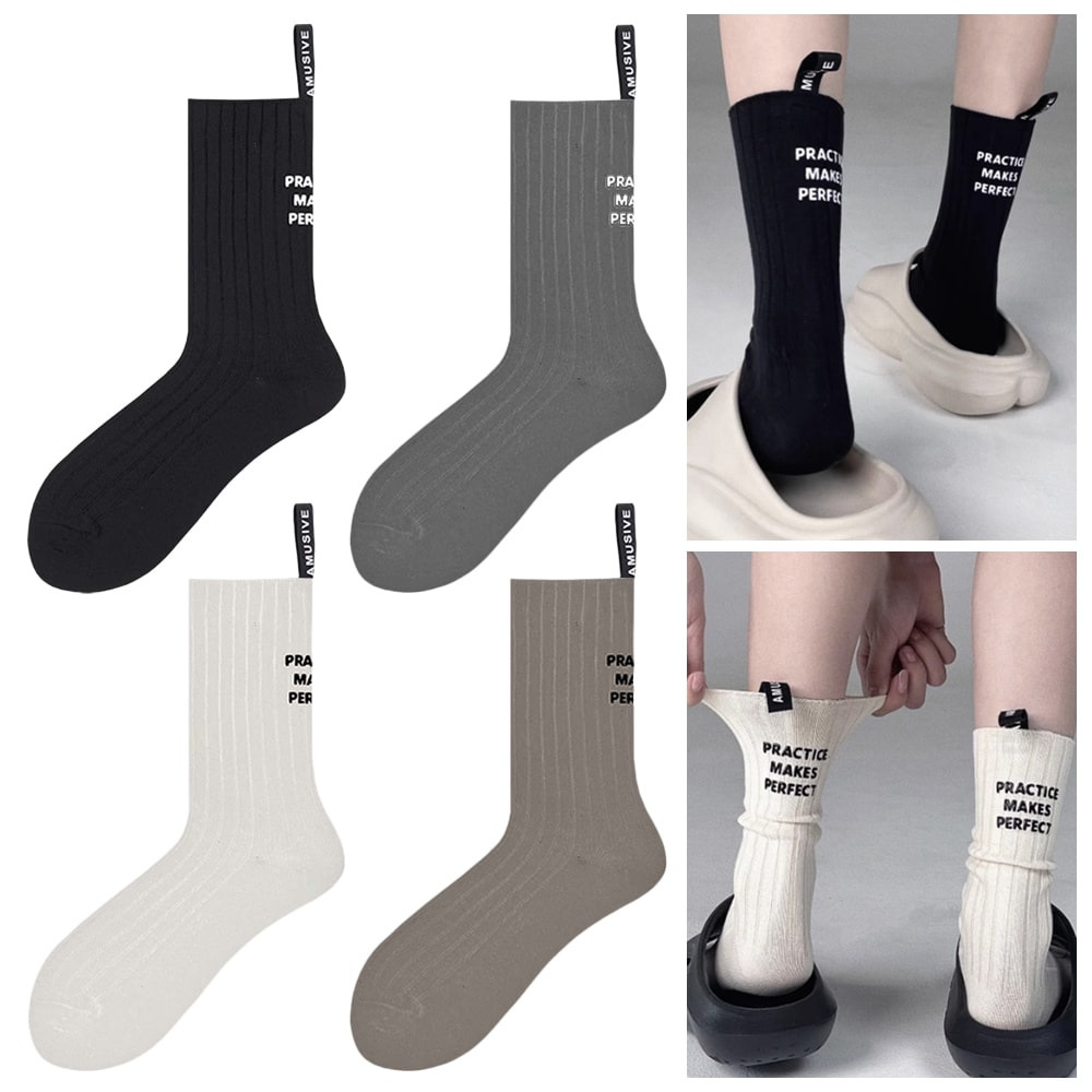 Versatile Sports Home Socks, Warm Soft Cotton Socks for All Seasons