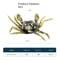 Fishing Lures Fishing, New Silicone Rubber Crab Bait, Soft Brown Green Orange Sea, Double Hook