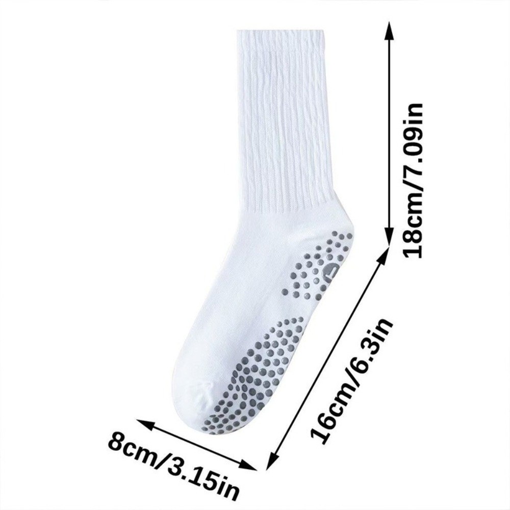 Breathable Pilates Socks for Women, Anti-Slip Silicone Long Tube Yoga Fitness Socks