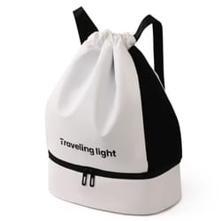 waterproof sports backpack, lightweight fitness bag with dry wet separation, large capacity travel bag