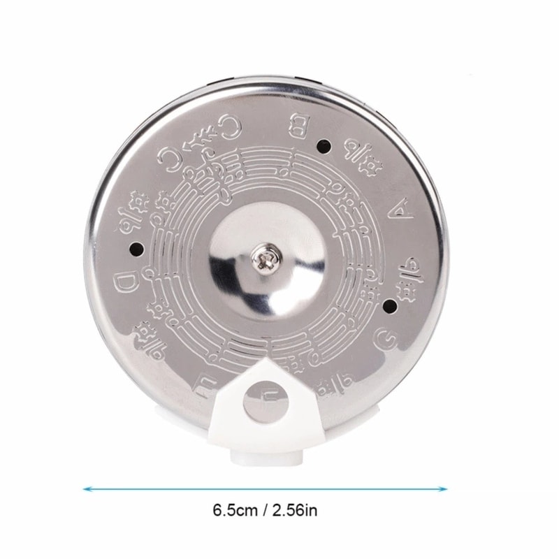 Chromatic Pitch Pipe Tuner, Sensitive Pitch Instrument with Storage Case