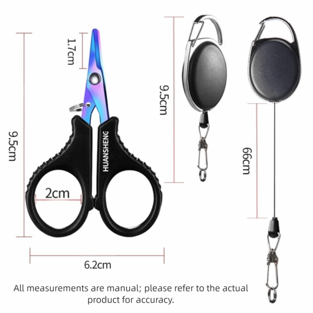 Durable Carp Fishing Accessories, A Set Tools Stainless Steel Fishing Scissor, Heavy-duty Line Cutter