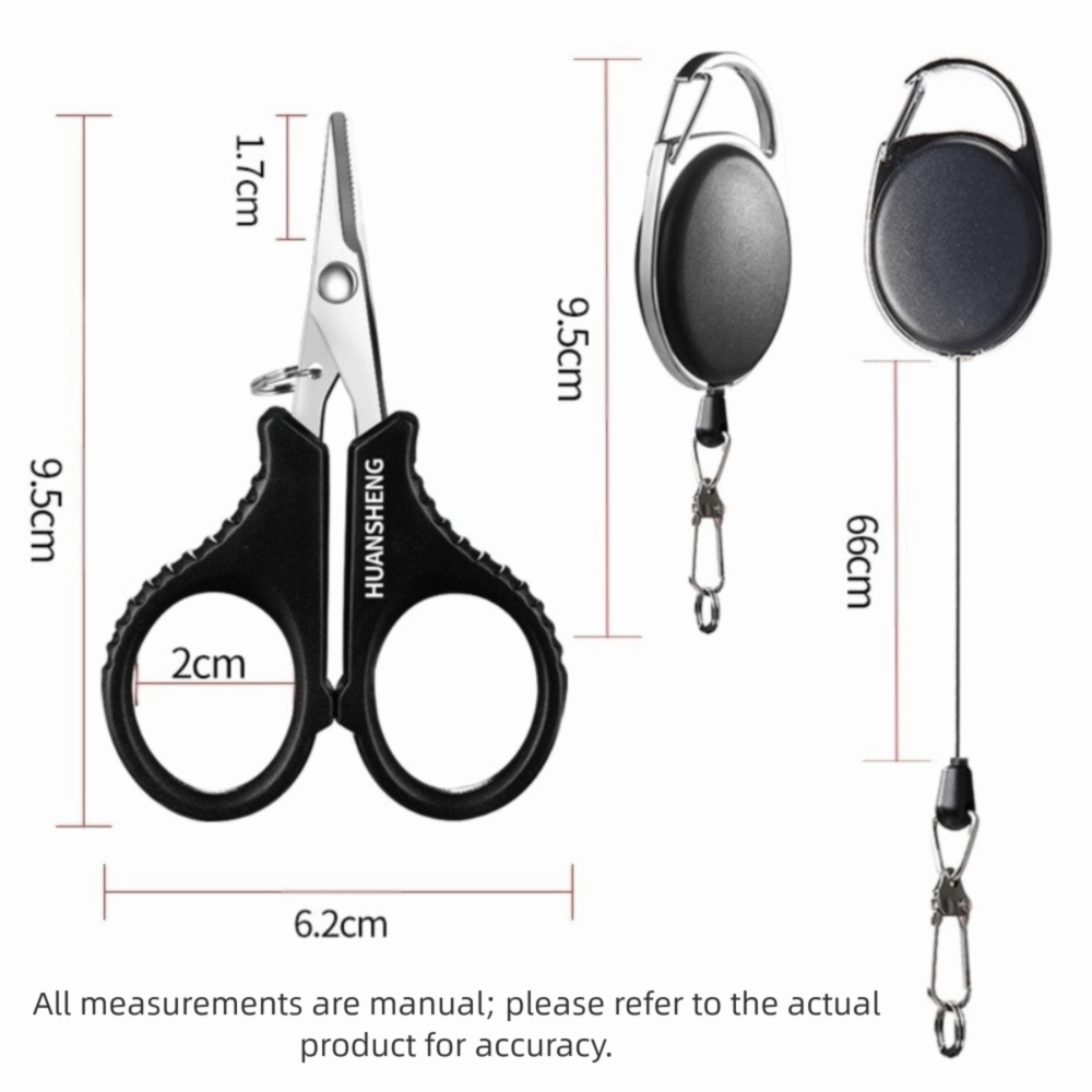Durable Carp Fishing Accessories, A Set Tools Stainless Steel Fishing Scissor, Heavy-duty Line Cutter