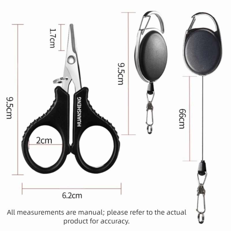 Durable Carp Fishing Accessories, A Set Tools Stainless Steel Fishing Scissor, Heavy-duty Line Cutter