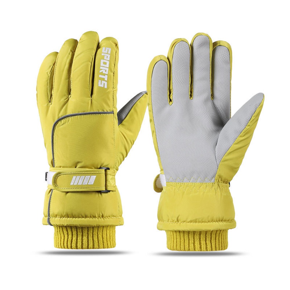 Touch Screen Winter Gloves, Warm Cotton Oxford Gloves for Outdoor Cycling Skiing