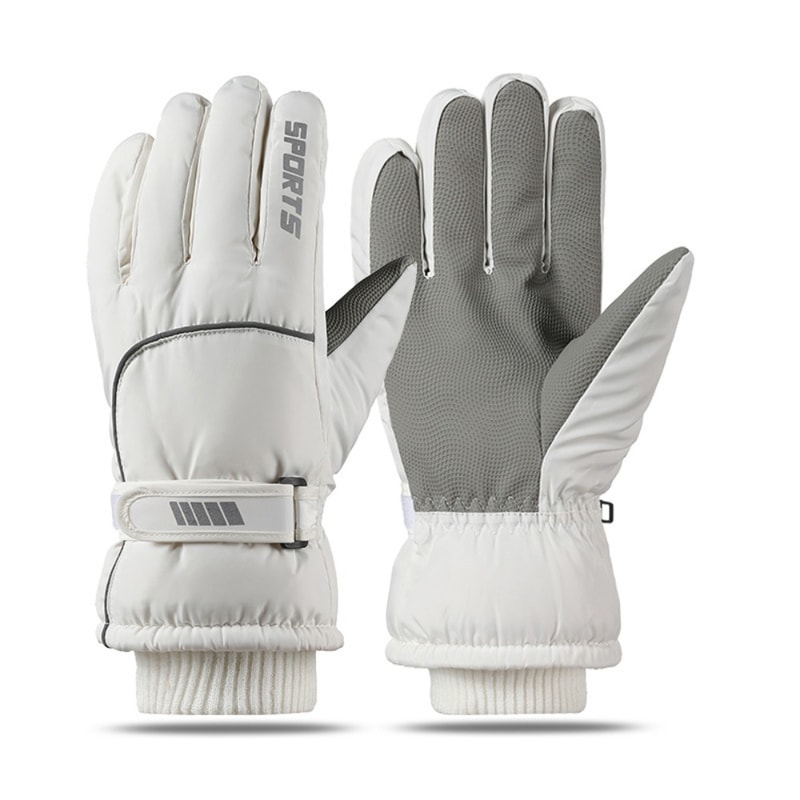 Touch Screen Winter Gloves, Warm Cotton Oxford Gloves for Outdoor Cycling Skiing