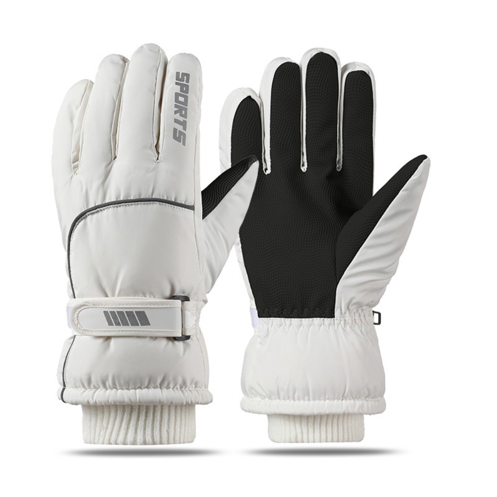 Touch Screen Winter Gloves, Warm Cotton Oxford Gloves for Outdoor Cycling Skiing