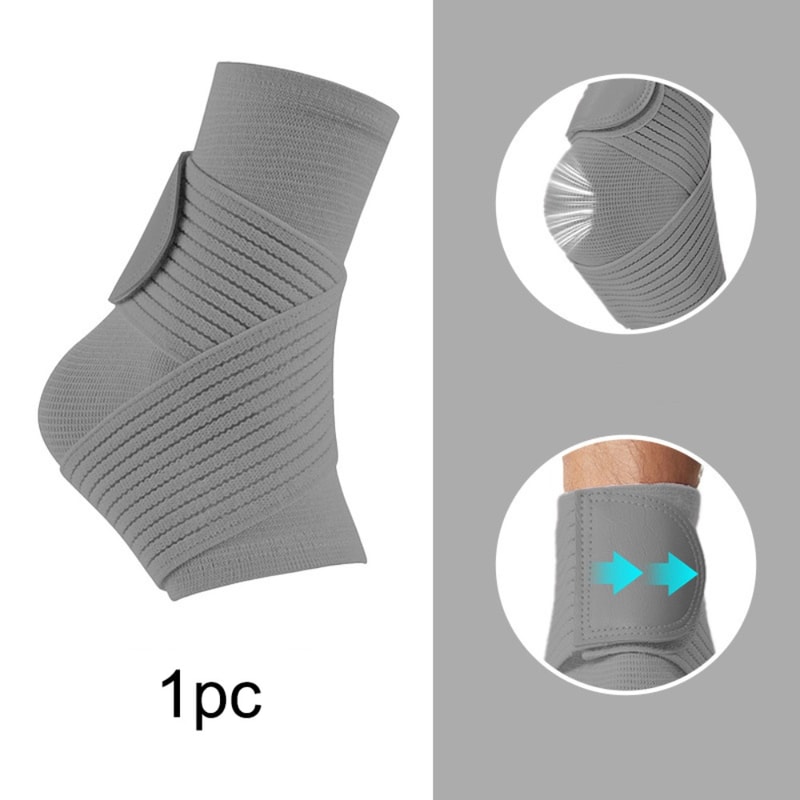 High Elastic Pain Relief Sport Ankle Brace with Adjustable Strap, Breathable Compression Socks for Sprain