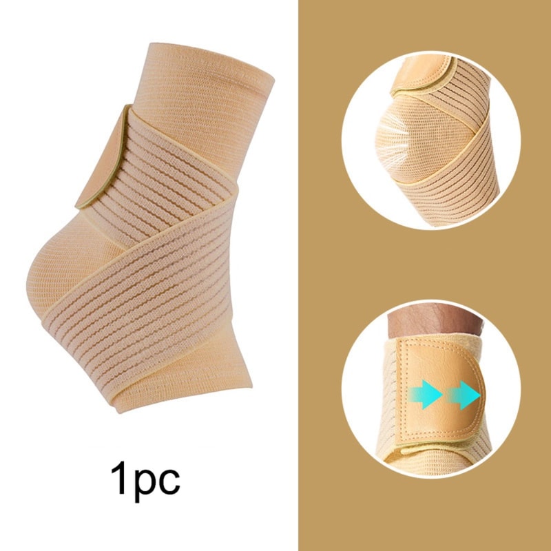 High Elastic Pain Relief Sport Ankle Brace with Adjustable Strap, Breathable Compression Socks for Sprain