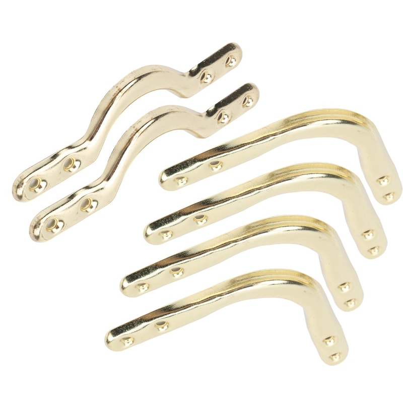 Pool Table Pocket Brackets Billiards Corner Iron Set with Net Bags