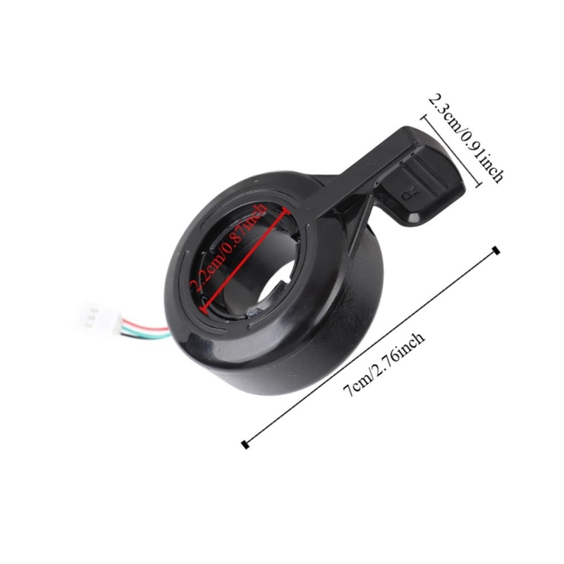 Replacement Part for Xiaomi X8, ABS Electric Scooter Throttle High Sensitivity, Thumb Throttle, Finger Throttle