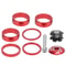 Bicycle Stem Cap Set, Aluminium Alloy Bike Headset Spacer, Handlebar Stem Spacers