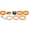 Bicycle Stem Cap Set, Aluminium Alloy Bike Headset Spacer, Handlebar Stem Spacers