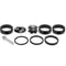 Bicycle Stem Cap Set, Aluminium Alloy Bike Headset Spacer, Handlebar Stem Spacers