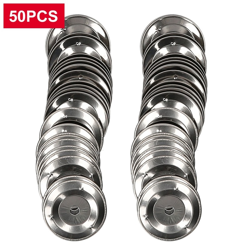 Double Row Tambourine Jingle Ring, Stainless Steel Drum Cymbal Ring