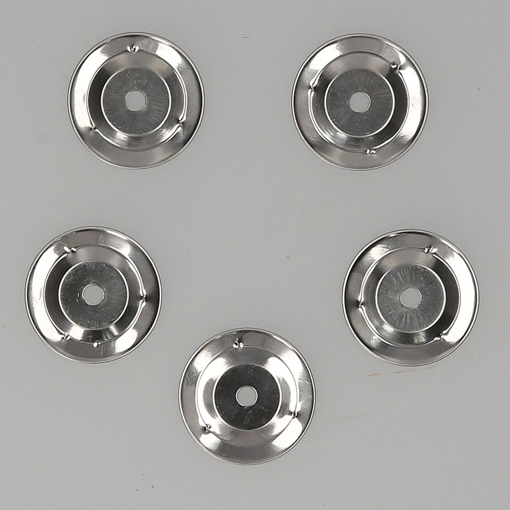 Double Row Tambourine Jingle Ring, Stainless Steel Drum Cymbal Ring