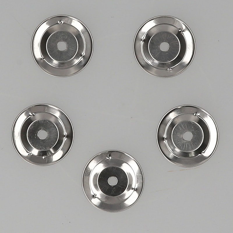 Double Row Tambourine Jingle Ring, Stainless Steel Drum Cymbal Ring