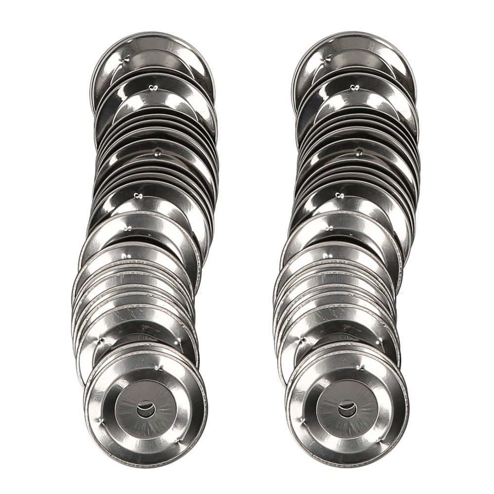 Double Row Tambourine Jingle Ring, Stainless Steel Drum Cymbal Ring