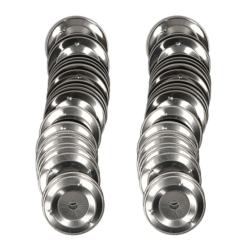 Double Row Tambourine Jingle Ring, Stainless Steel Drum Cymbal Ring