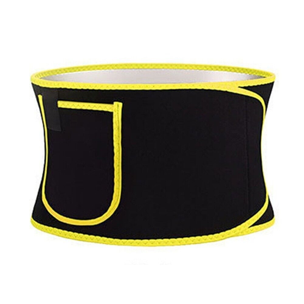 Elastic Fat Burning Waist Belt New Silver Ion Slimming Sweat Tummy Trimmer For Men And Women Adjust 6