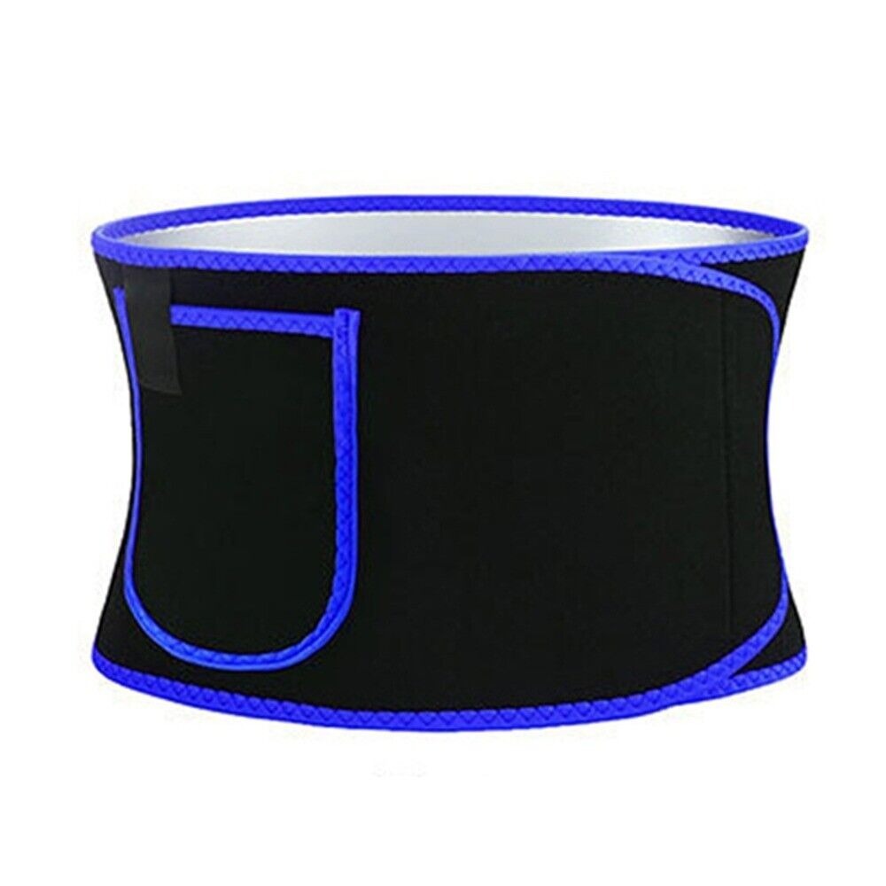 Elastic Fat Burning Waist Belt New Silver Ion Slimming Sweat Tummy Trimmer For Men And Women Adjust 7