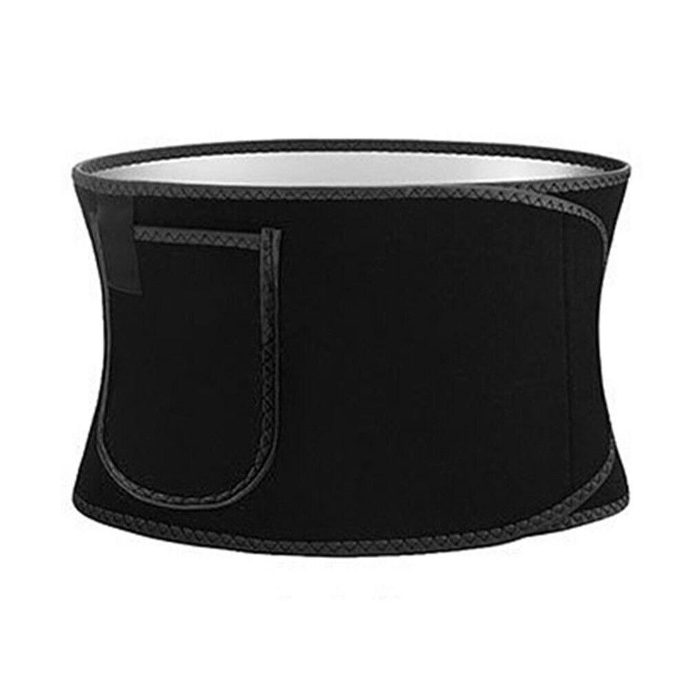 Elastic Fat Burning Waist Belt New Silver Ion Slimming Sweat Tummy Trimmer For Men And Women Adjust 8