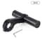 Multifunctional Black Handlebar Extension Bracket, Aluminum Alloy Bicycle Handlebar Extender for Frame