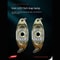 Fluorescent Bass Spoon LED Lure Light, Eye Shape Drop Underwater Flash Lamp for Night Fishing, Squid and Fish Attracting