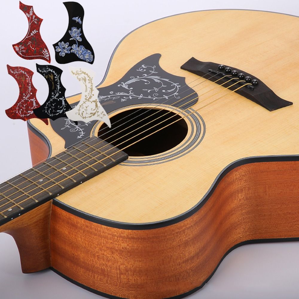 Folk Acoustic Guitar Pickguard New Selfadhesive ABS Printed Pattern DIY Scratch Plate Guitar Access 2