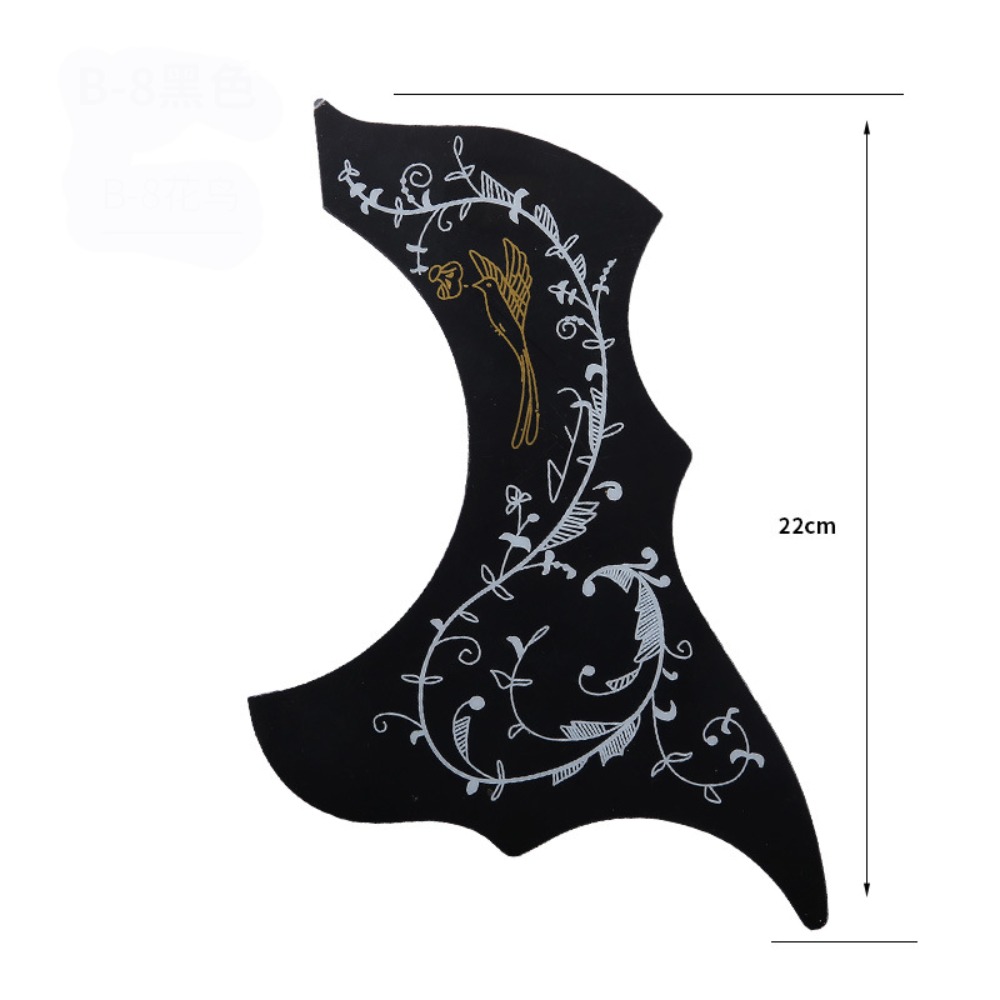 Folk Acoustic Guitar Pickguard New Selfadhesive ABS Printed Pattern DIY Scratch Plate Guitar Access 7