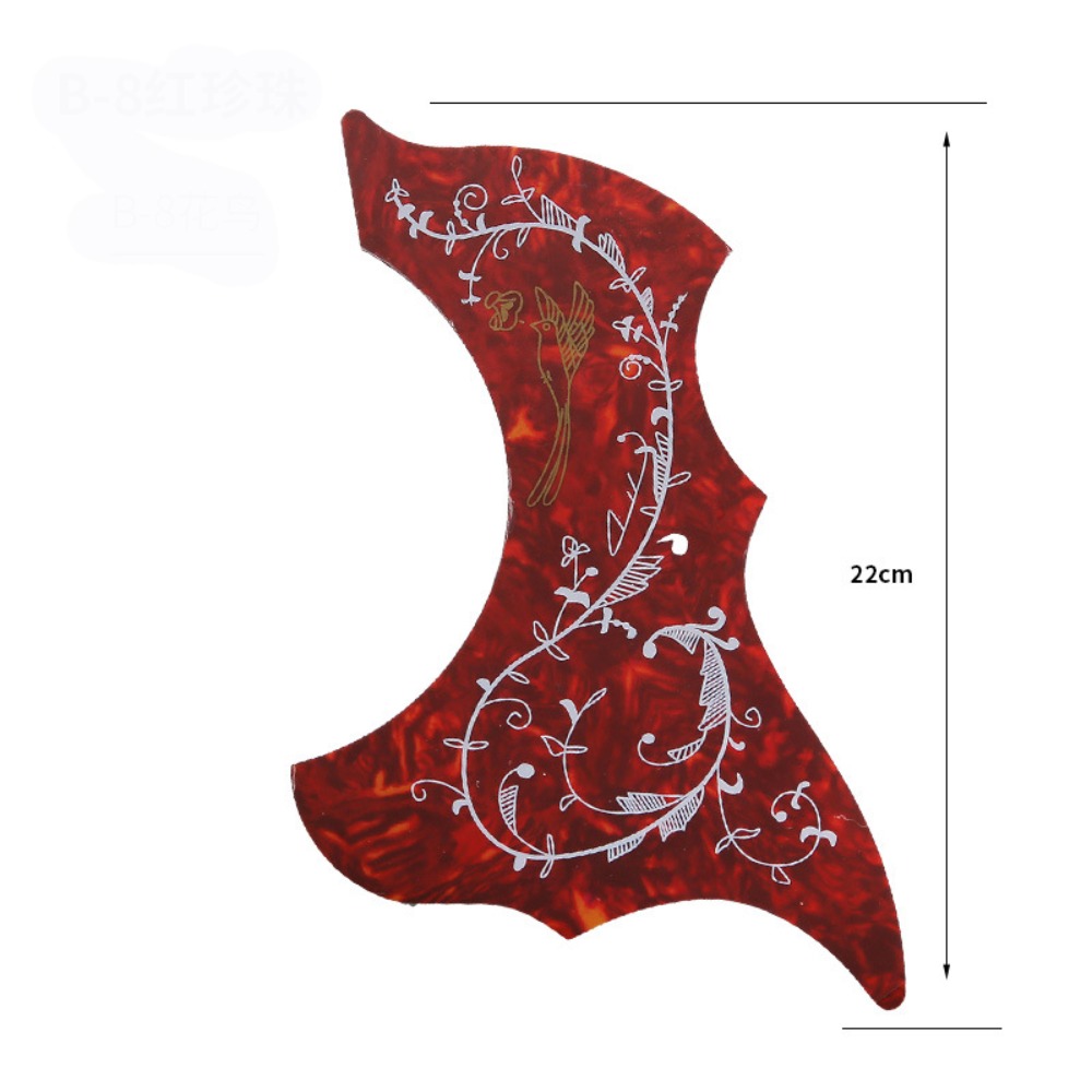 Folk Acoustic Guitar Pickguard New Selfadhesive ABS Printed Pattern DIY Scratch Plate Guitar Access 11