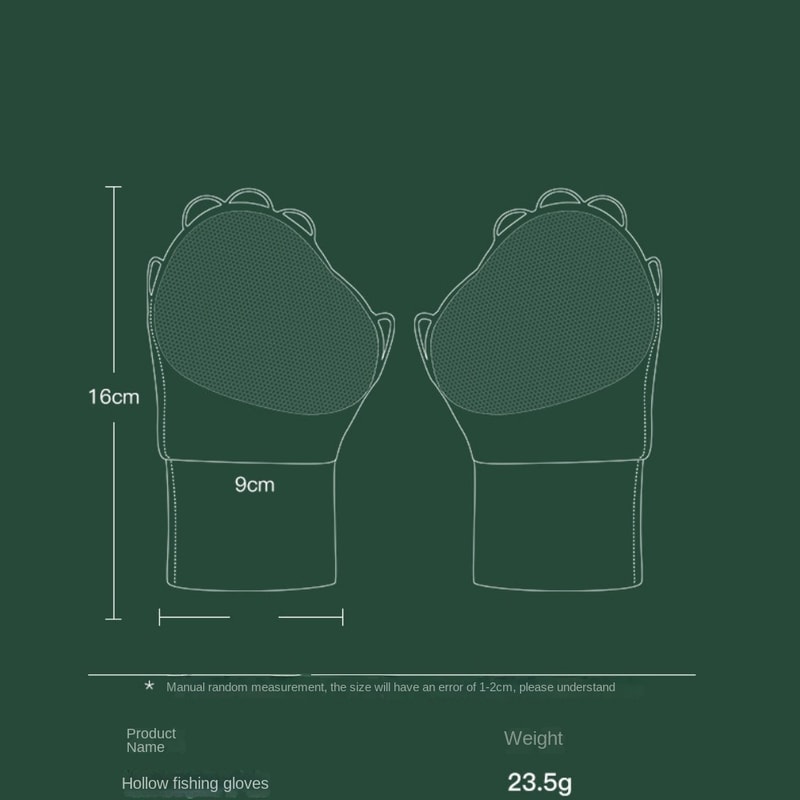 Breathable AntiUV Touch Screen Ice Silk Fishing Gloves Palm Hollowed Highly Elastic Riding Gloves 5