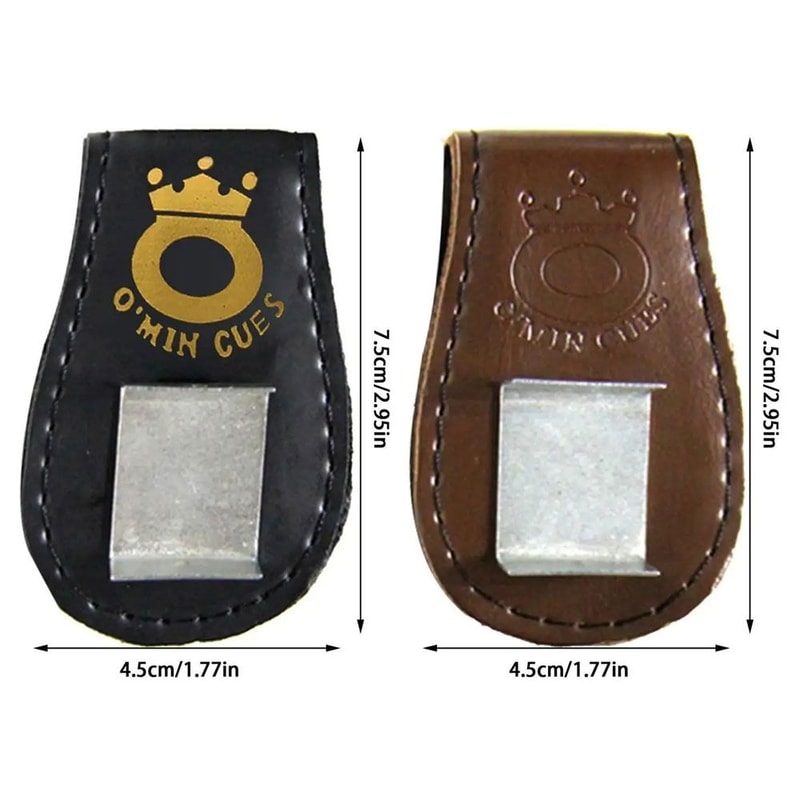 New Billiard Cue Holder Bag With Hook Portable Chalk Holder Pool Cue Supplies 5