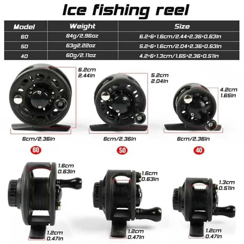 Light Plastic Body Fishing Reel, Fly Ice Sea Fish Wheel, Tackle Equipment for Fishing Gear