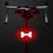 Waterproof LED Bike Light, Heart Shape Design, USB Rechargeable Multi Lighting Modes Bicycle Taillight