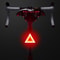 Waterproof LED Bike Light, Heart Shape Design, USB Rechargeable Multi Lighting Modes Bicycle Taillight