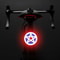 Waterproof LED Bike Light, Heart Shape Design, USB Rechargeable Multi Lighting Modes Bicycle Taillight