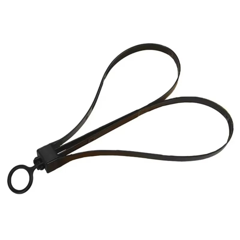 Adjustable Tension Serrated Design Cable Tie Handcuffs, Disposable Restraint Straps, Heavy Duty Plastic, High Tensile