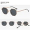 Square Sunglasses for Men/Women, UV Protection Fashion Shades, Polygon Metal Sunglasses