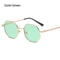 Square Sunglasses for Men/Women, UV Protection Fashion Shades, Polygon Metal Sunglasses