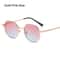 Square Sunglasses for Men/Women, UV Protection Fashion Shades, Polygon Metal Sunglasses