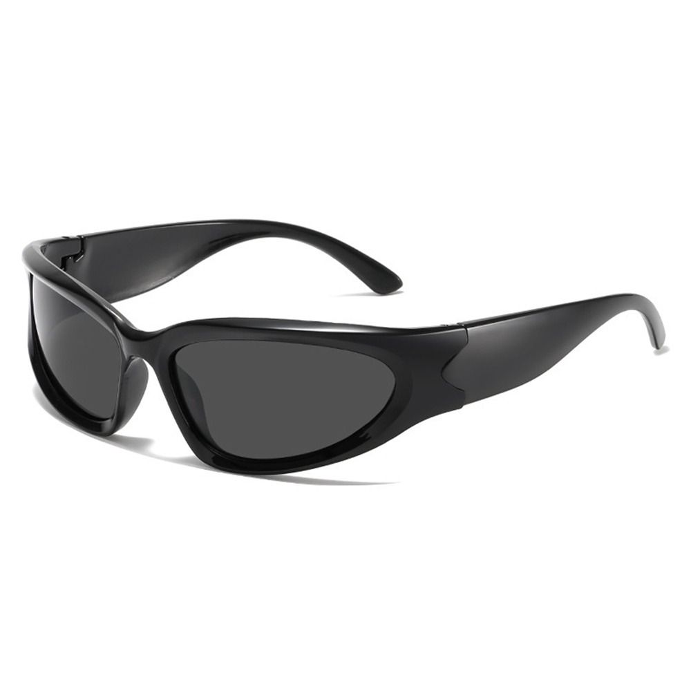 Futuristic Sun Glasses, Cycling Sunglasses with UV Protection, Sports Eyewear for Street Shooting