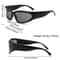 Futuristic Sun Glasses, Cycling Sunglasses with UV Protection, Sports Eyewear for Street Shooting