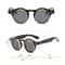 Sunglasses Punk Double Layer Driving Glasses Retro Round Frame Flip Cover 5