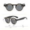 Sunglasses Punk Double Layer Driving Glasses Retro Round Frame Flip Cover 5